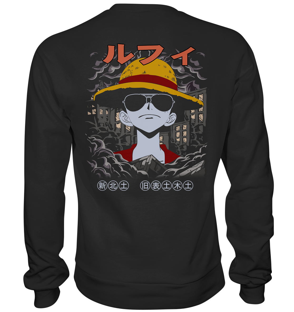 SW One Piece Monkey D. Luffy v2 - Basic Sweatshirt