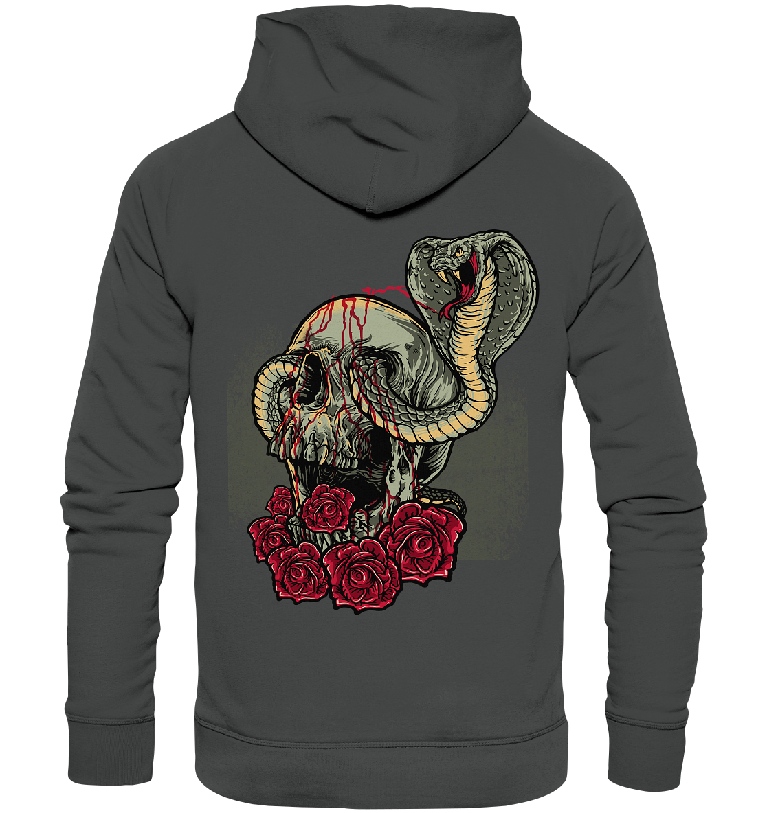 SW Rose Snake - Organic Basic Hoodie