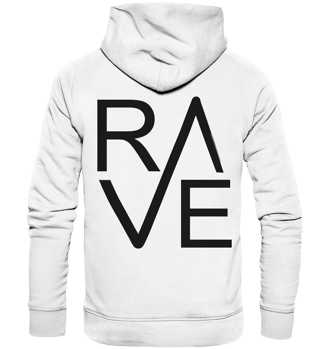 SW Rave White - Organic Hoodie