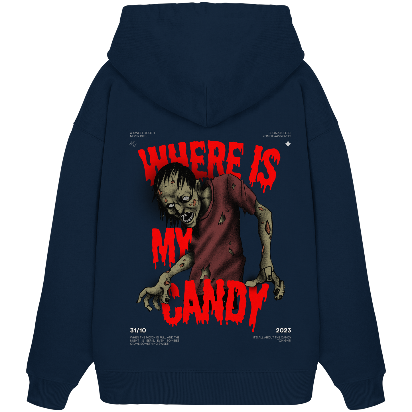 SW Where is My Candy - Organic Oversize Hoodie