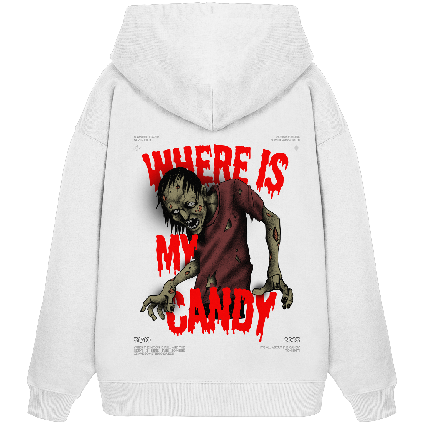SW Where is My Candy - Organic Oversize Hoodie