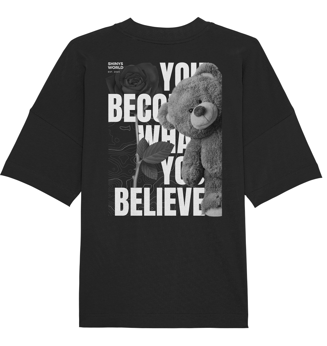 SW Bär Motiv - Organic Oversize Shirt