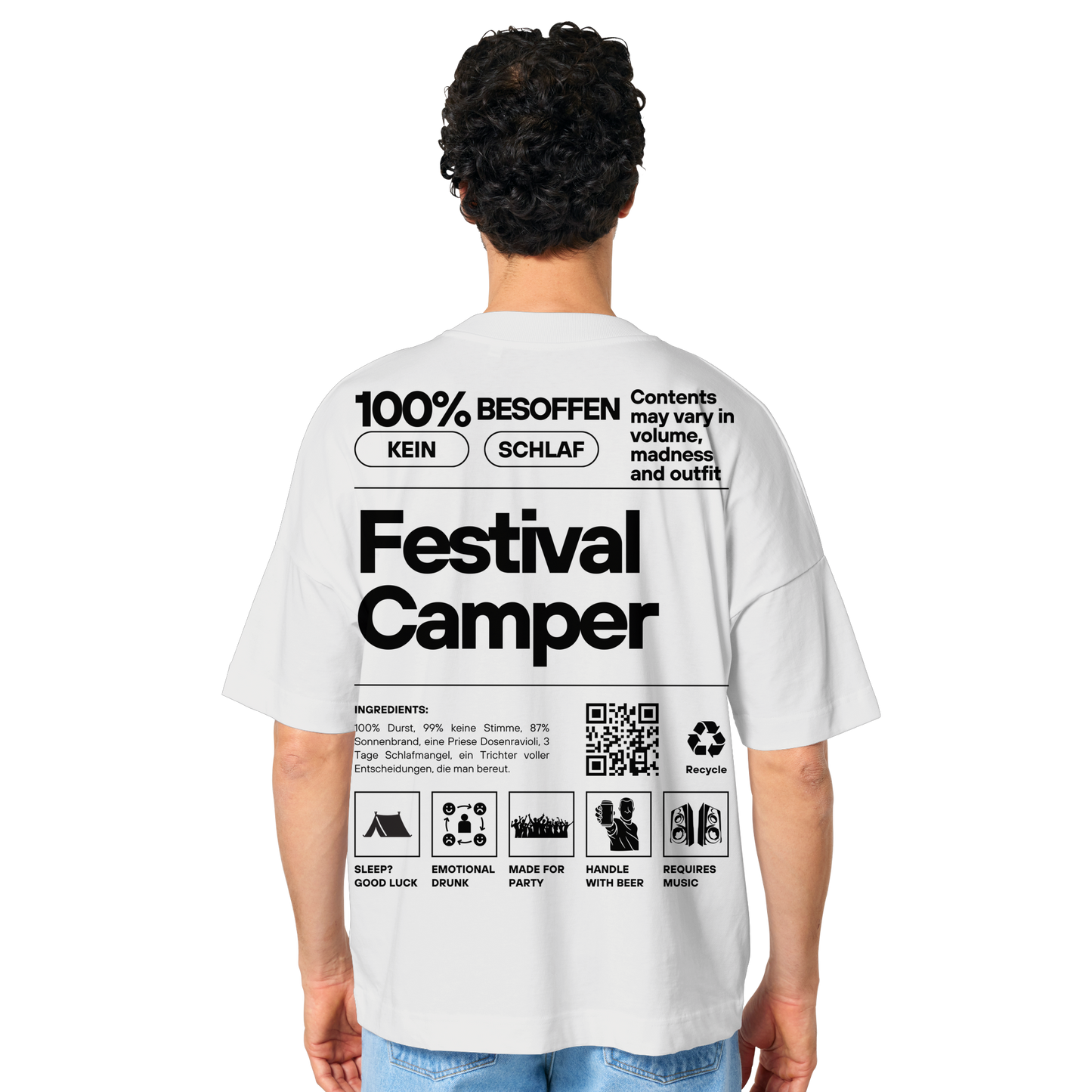 Festival Camper - Organic Oversize Shirt