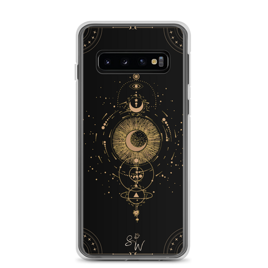 SW Black Beige Occult Samsung-Handyhülle