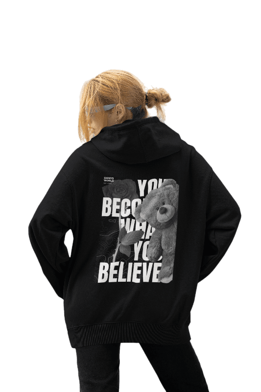 SW Bär Motiv - Organic Oversize Hoodie