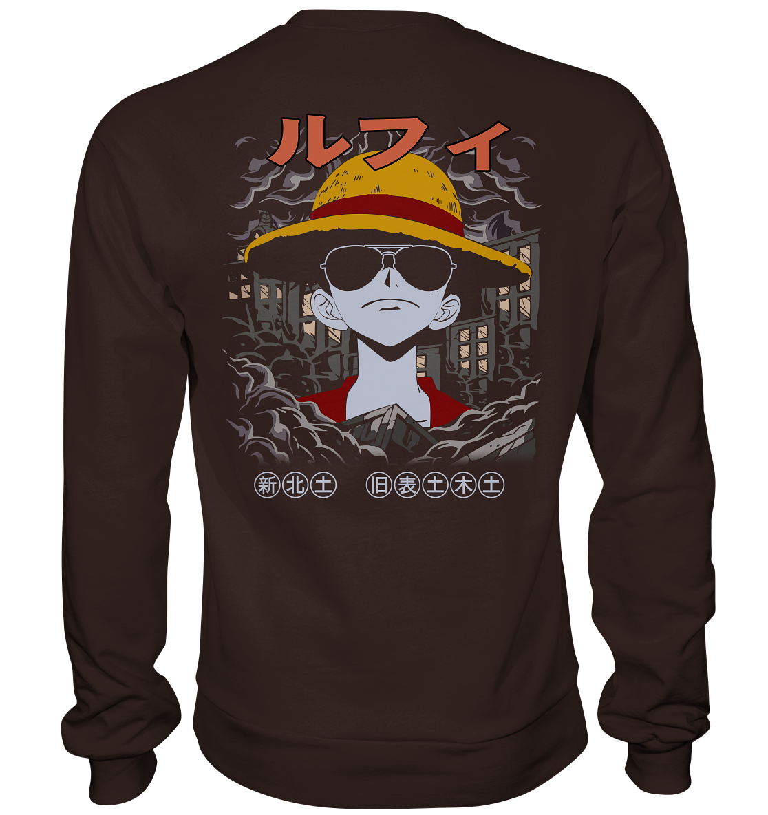 SW One Piece Monkey D. Luffy v2  - Basic Sweatshirt