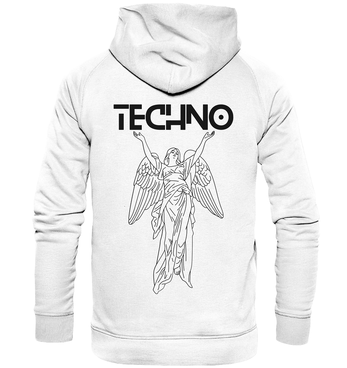 SW Techno White  - Basic Unisex Hoodie