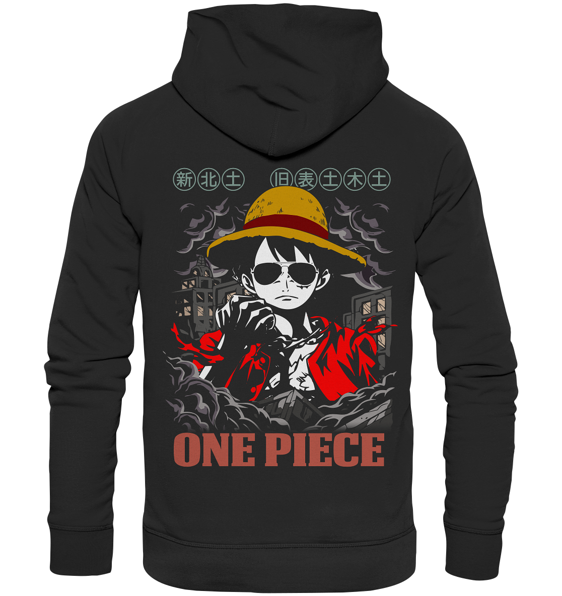 SW One Piece Monkey D. Luffy  - Organic Hoodie