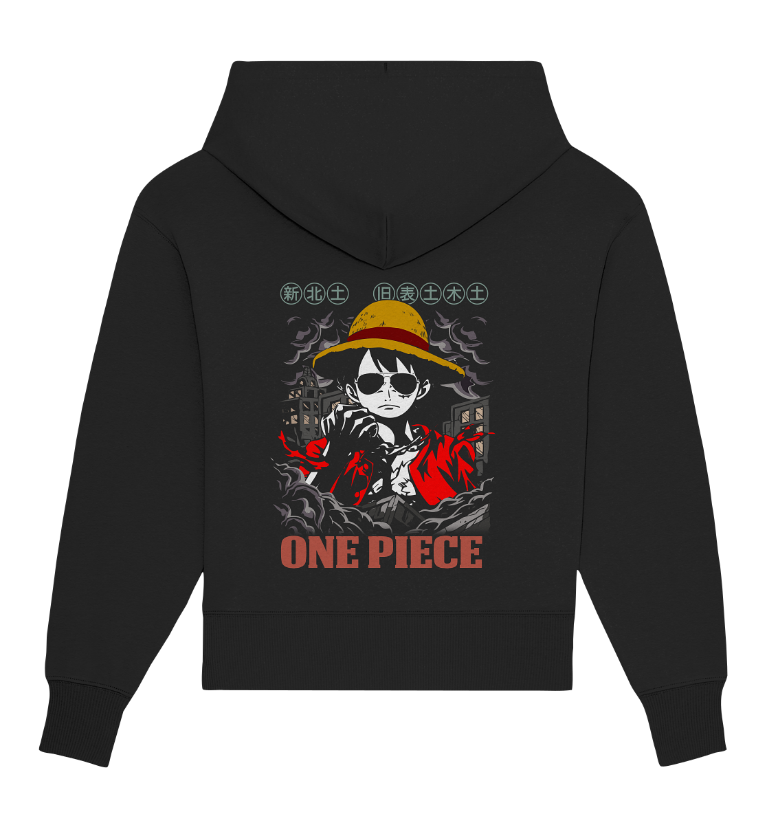 SW One Piece Monkey D. Luffy  - Organic Oversize Hoodie