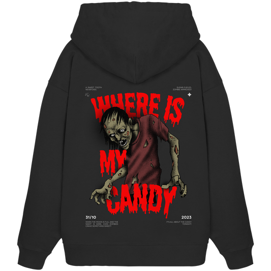 SW Where is My Candy  - Organic Oversize Hoodie