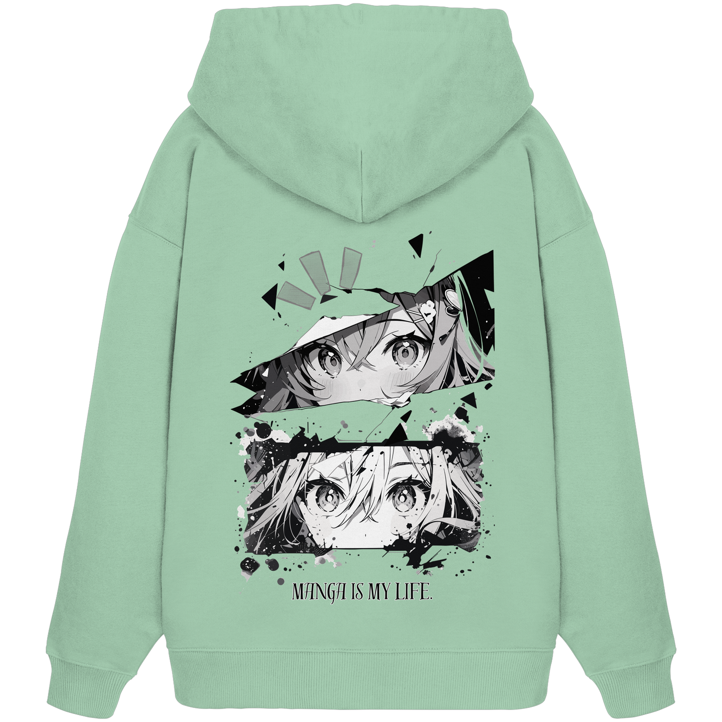 SW Anime is my life  - Organic Oversize Hoodie