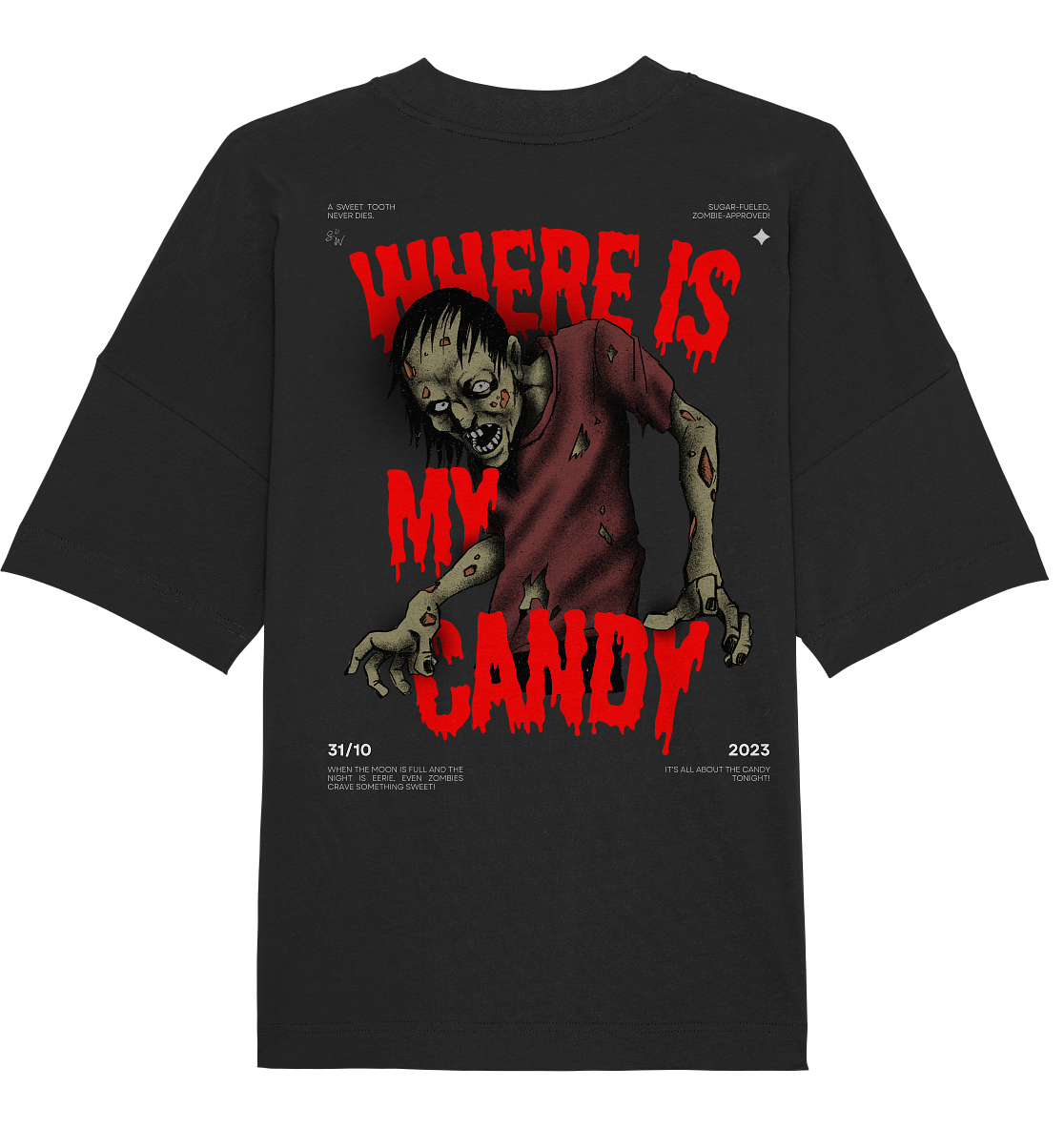 SW Where is My Candy  - Organic Oversize Shirt