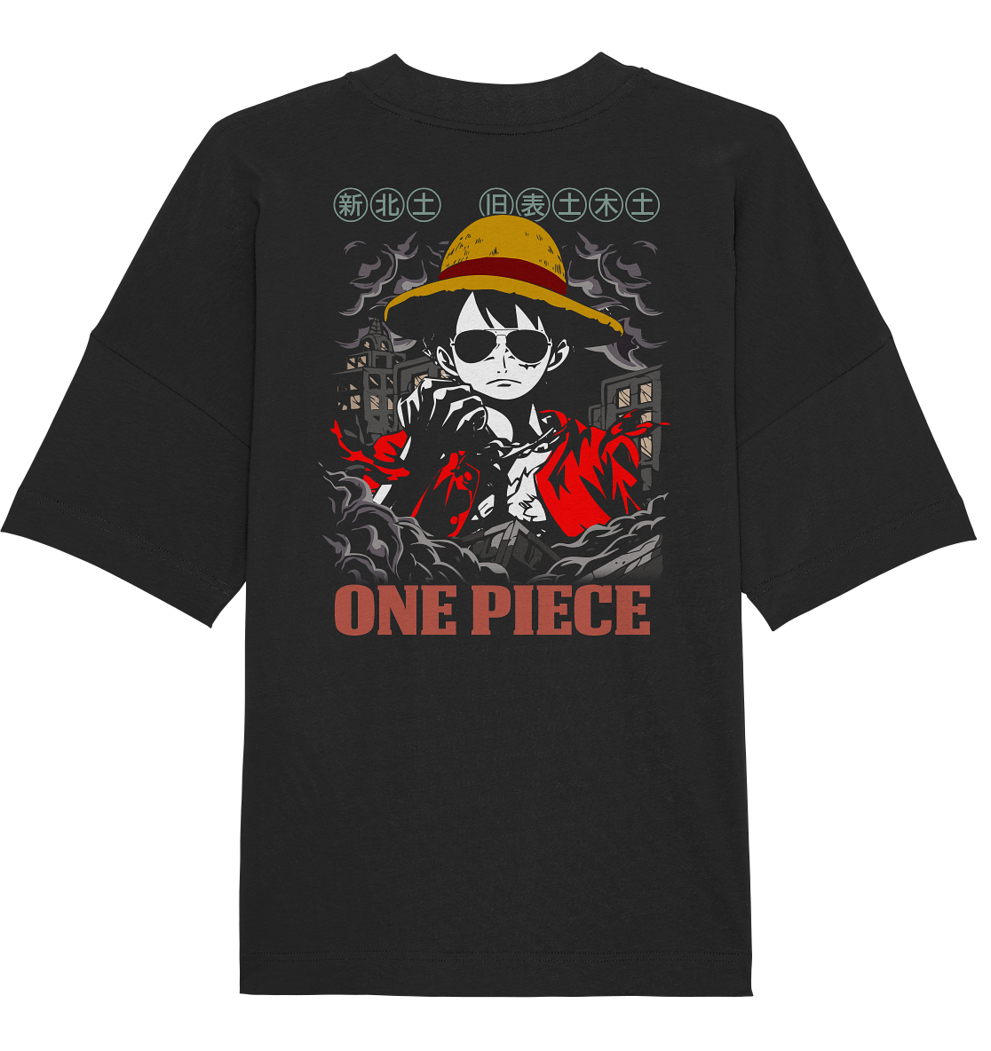 SW One Piece Monkey D. Luffy  - Organic Oversize Shirt