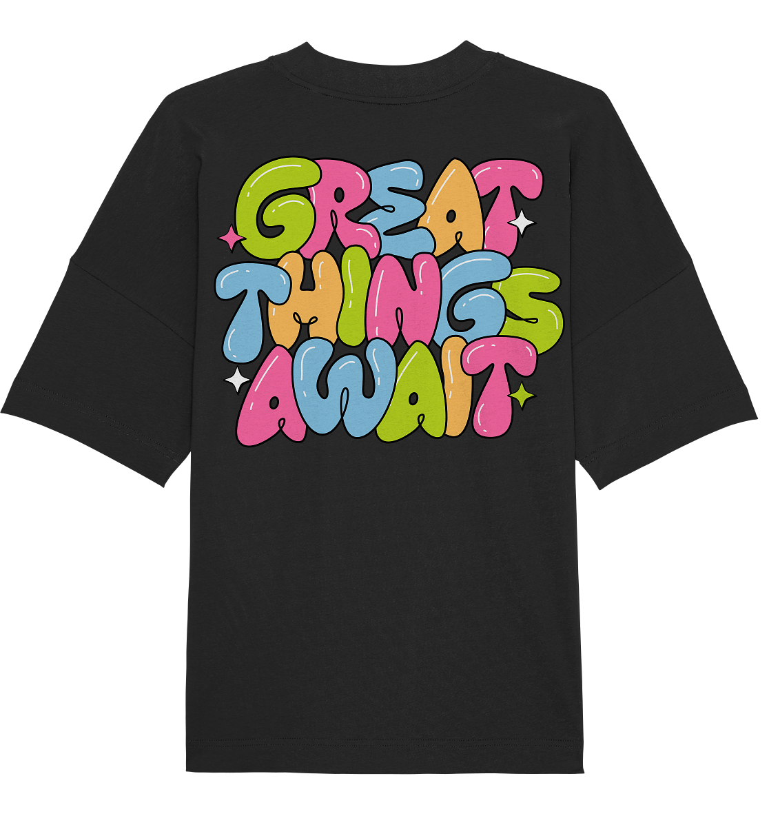 SW Great Things Await - Organic Oversize Shirt