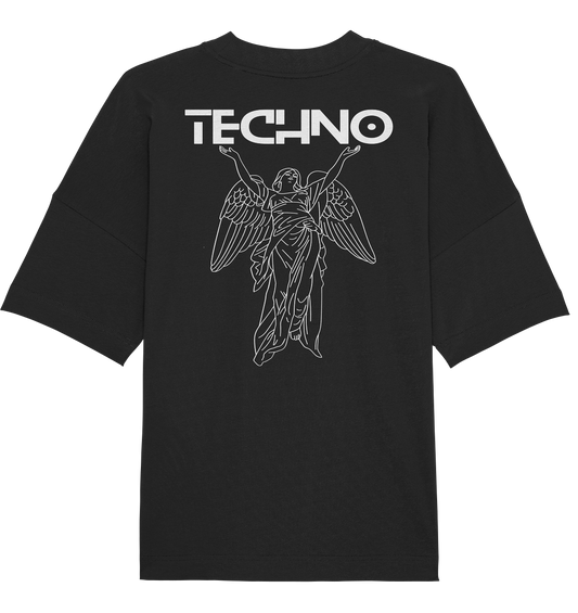 SW Techno black  - Organic Oversize Shirt