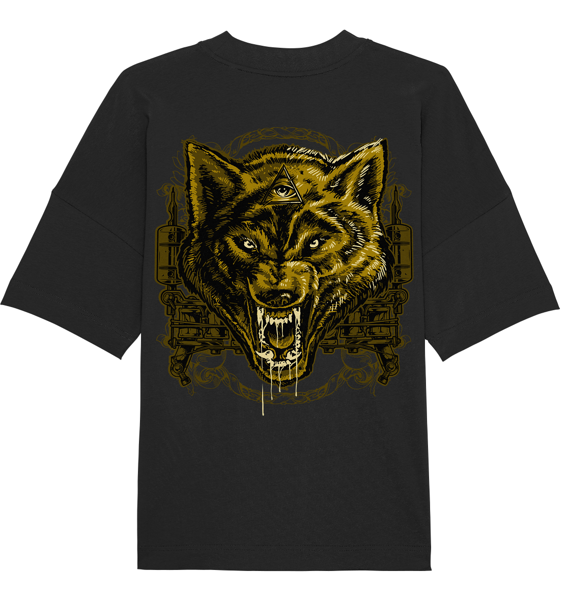 SW Tri-Eyed Wolf - Organic Oversize Shirt