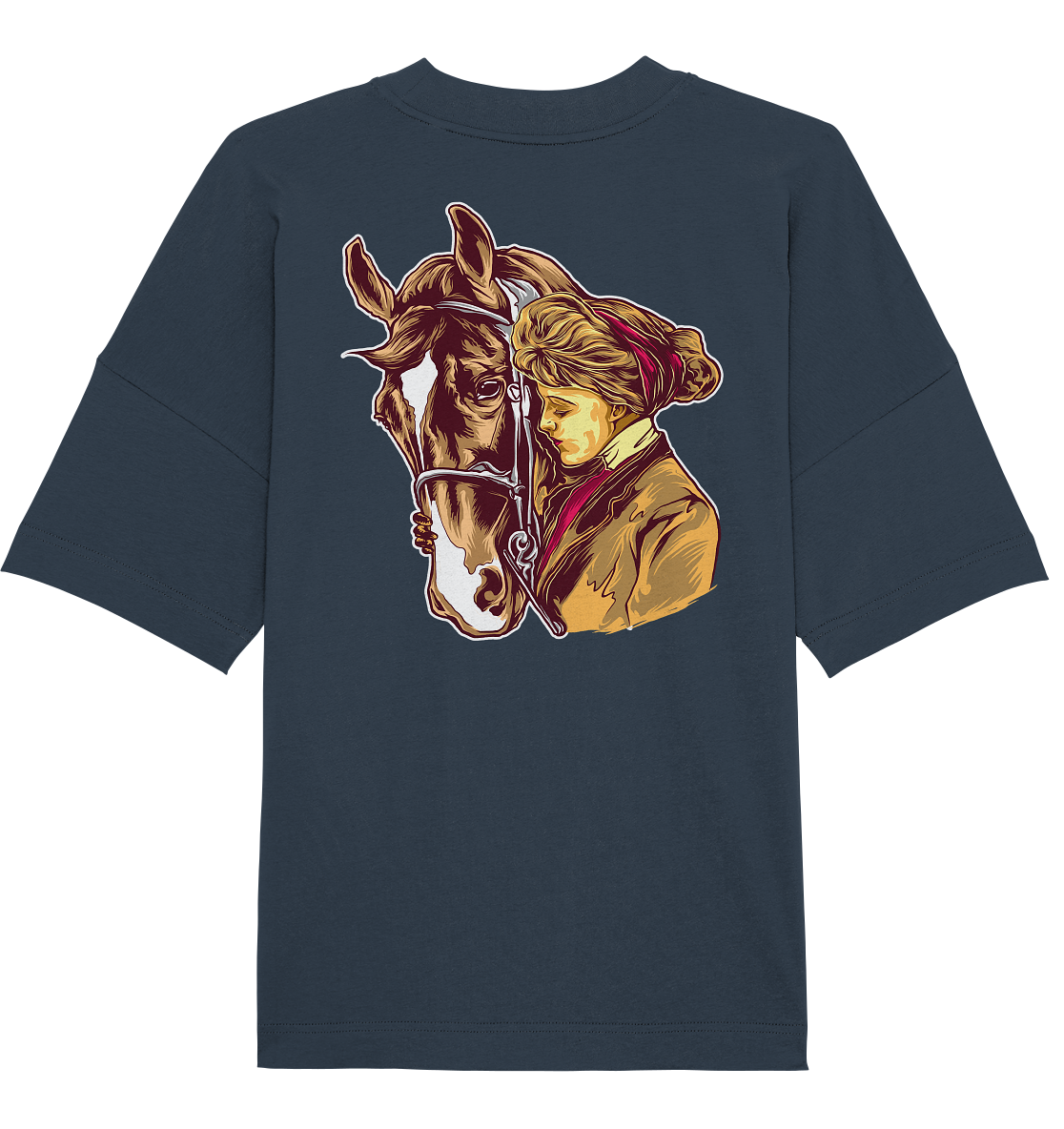 Horse Woman  - Organic Oversize Shirt