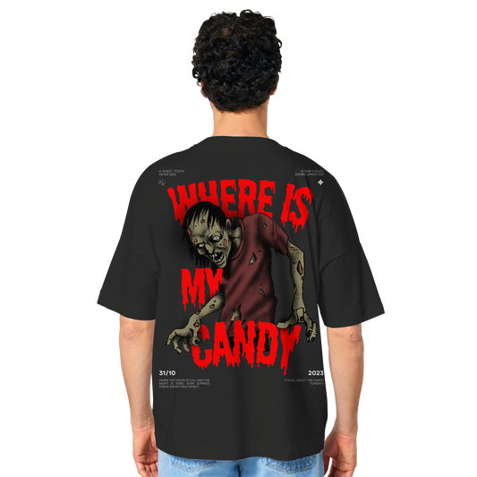 SW Where is My Candy  - Organic Oversize Shirt