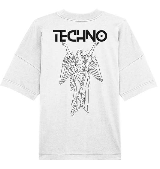 SW Techno White  - Organic Oversize Shirt