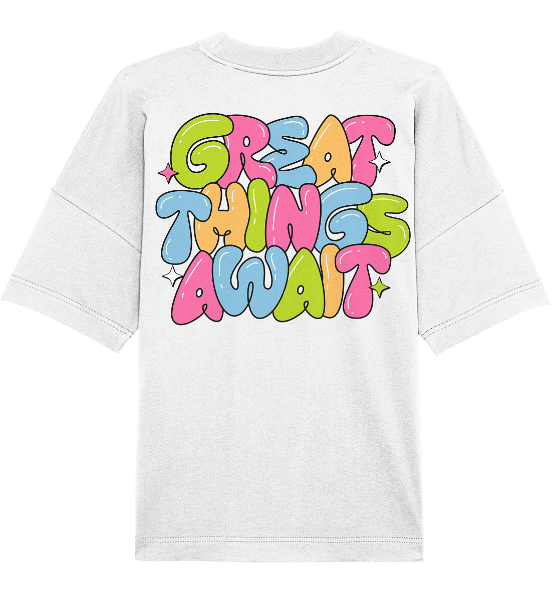 SW Great Things Await - Organic Oversize Shirt