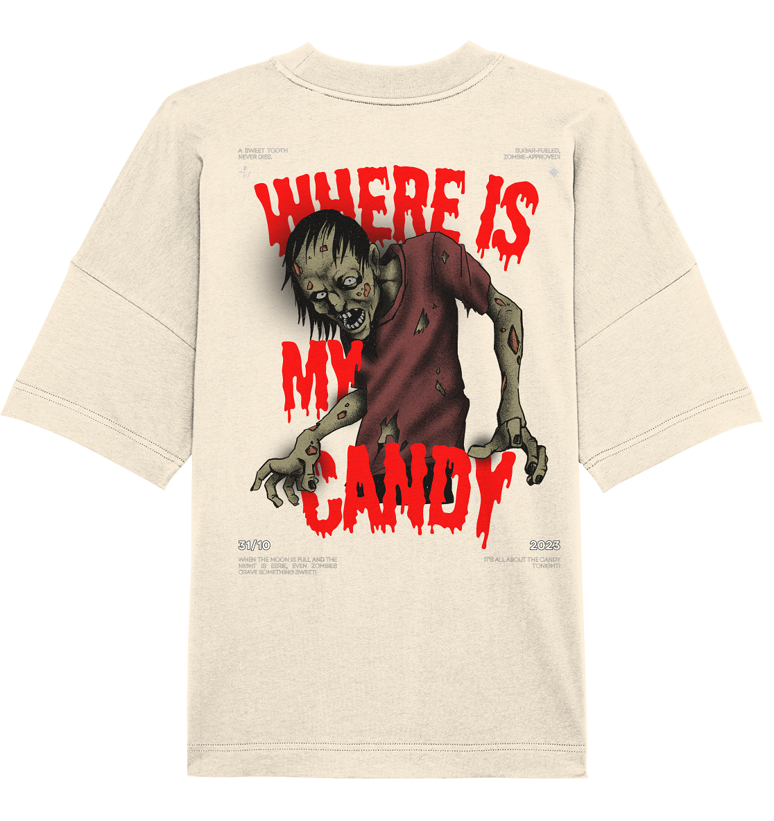 SW Where is My Candy  - Organic Oversize Shirt