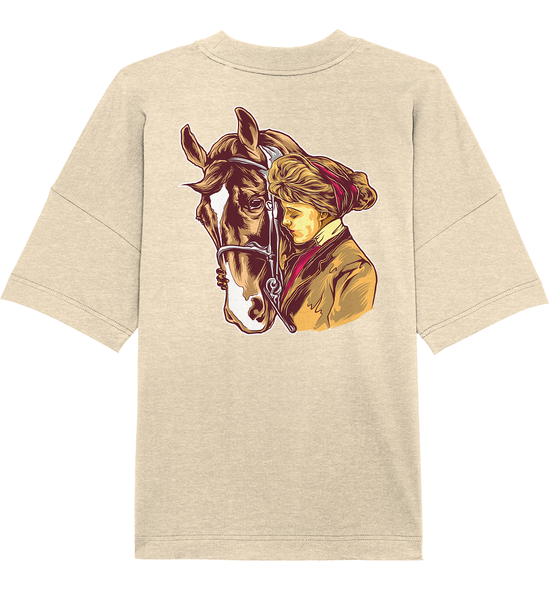 Horse Woman  - Organic Oversize Shirt