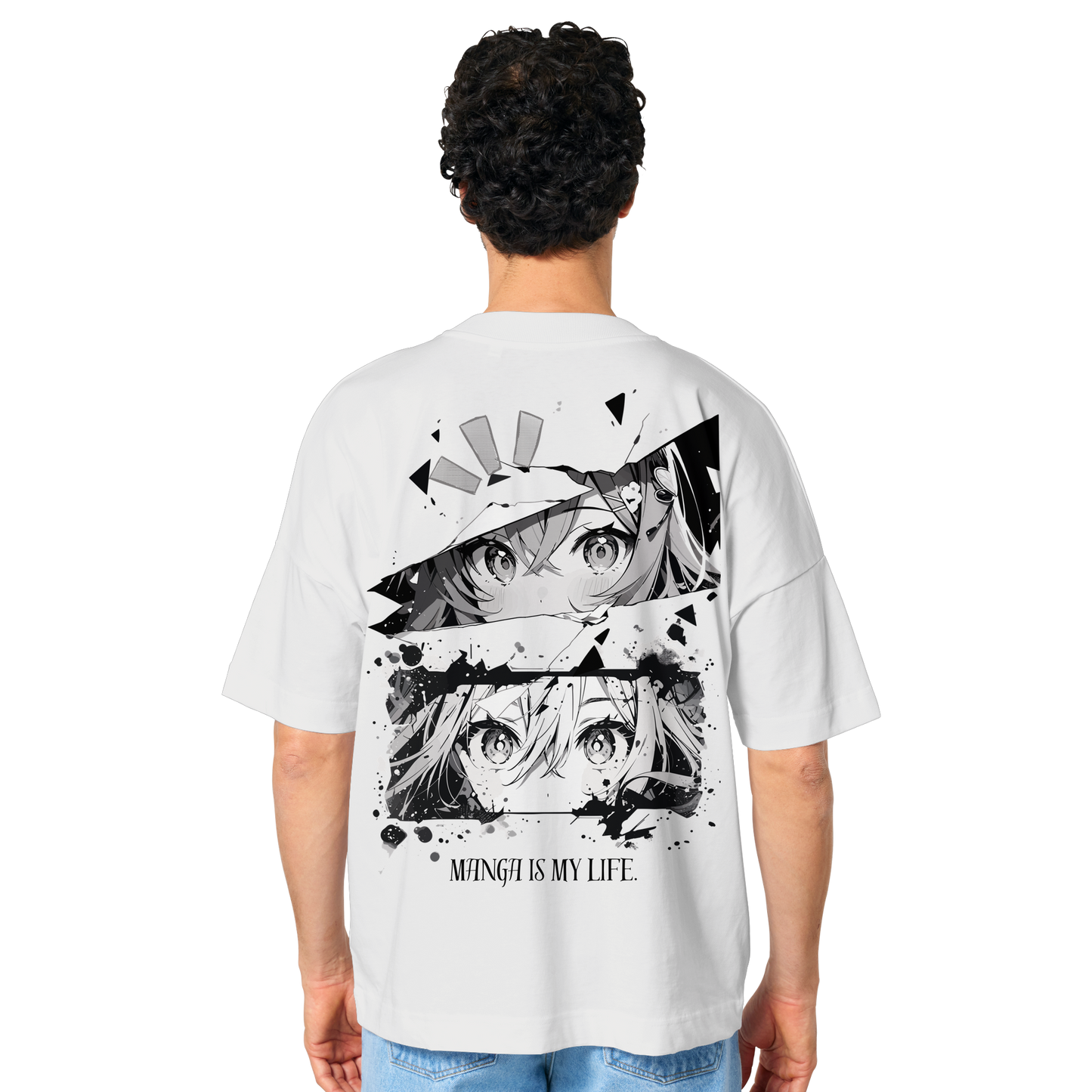 SW Anime is my life  - Organic Oversize Shirt