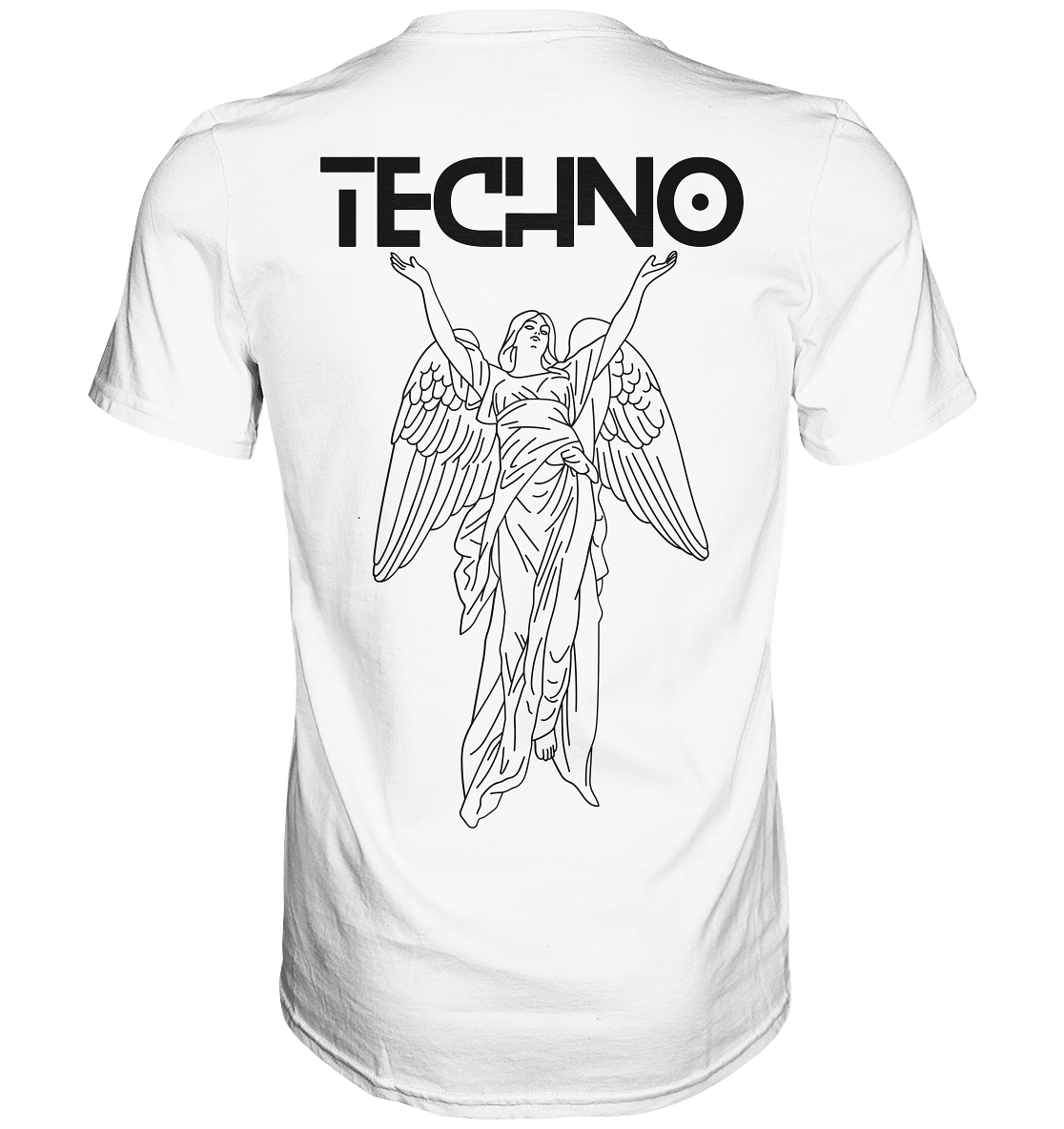 SW Techno White  - Premium Shirt