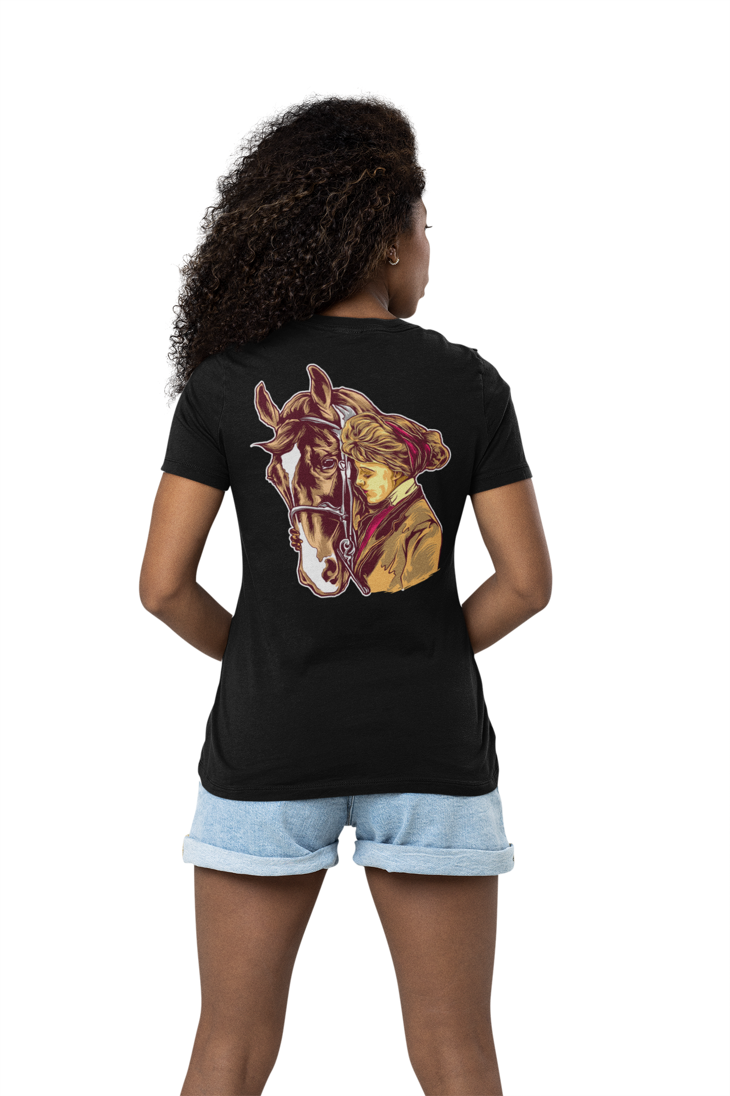 Horse Woman  - Ladies Premium Shirt