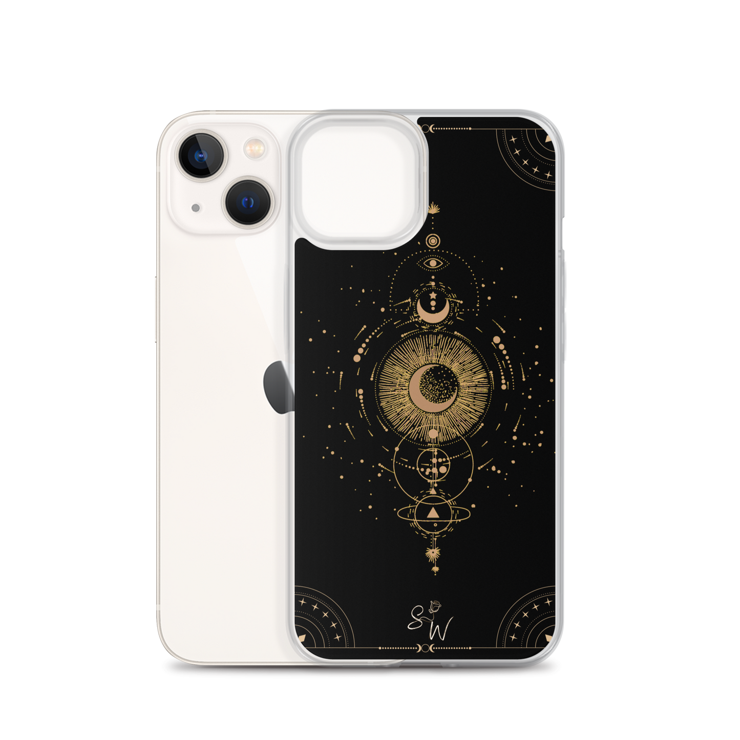 SW Black Beige Occult iPhone-Hülle