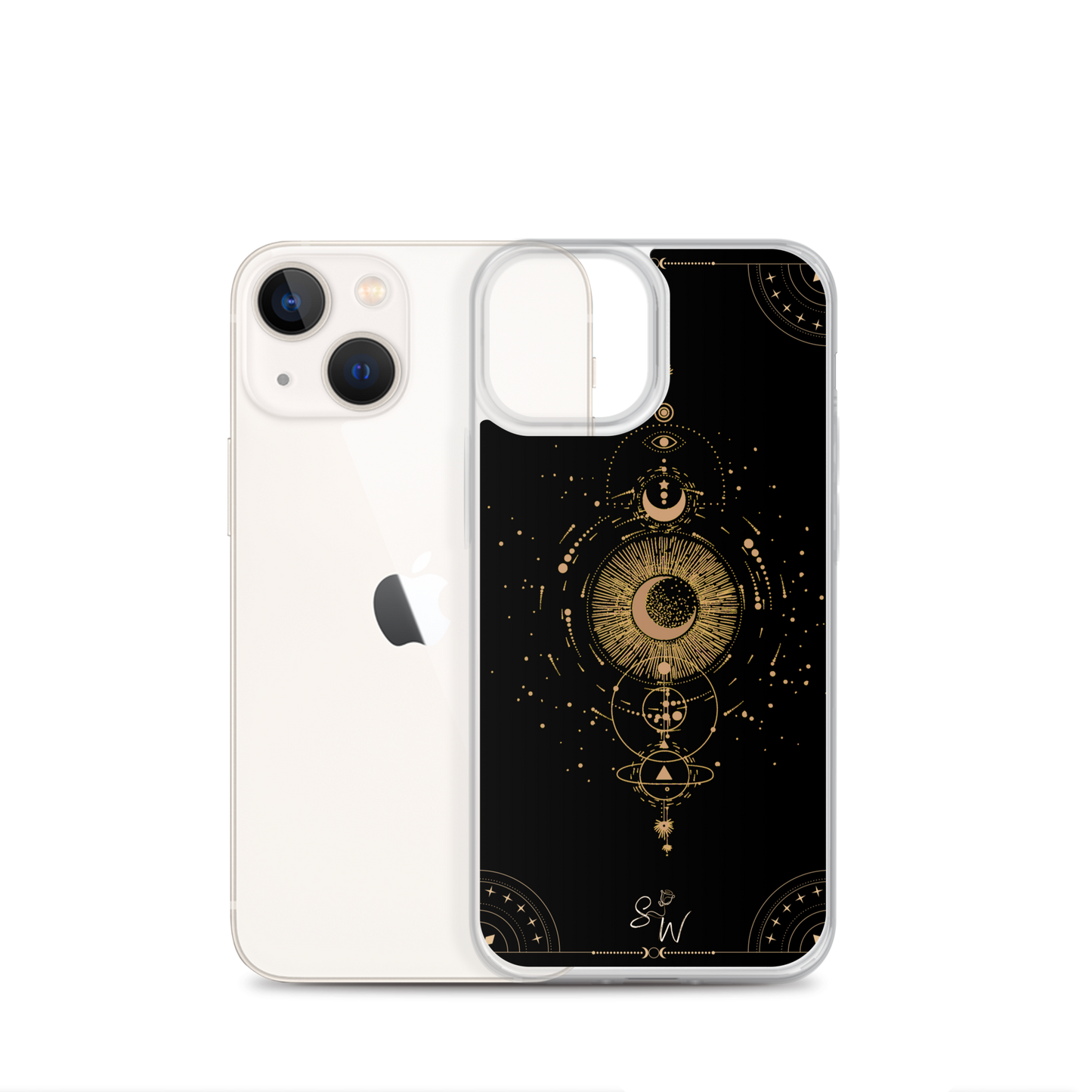 SW Black Beige Occult iPhone-Hülle