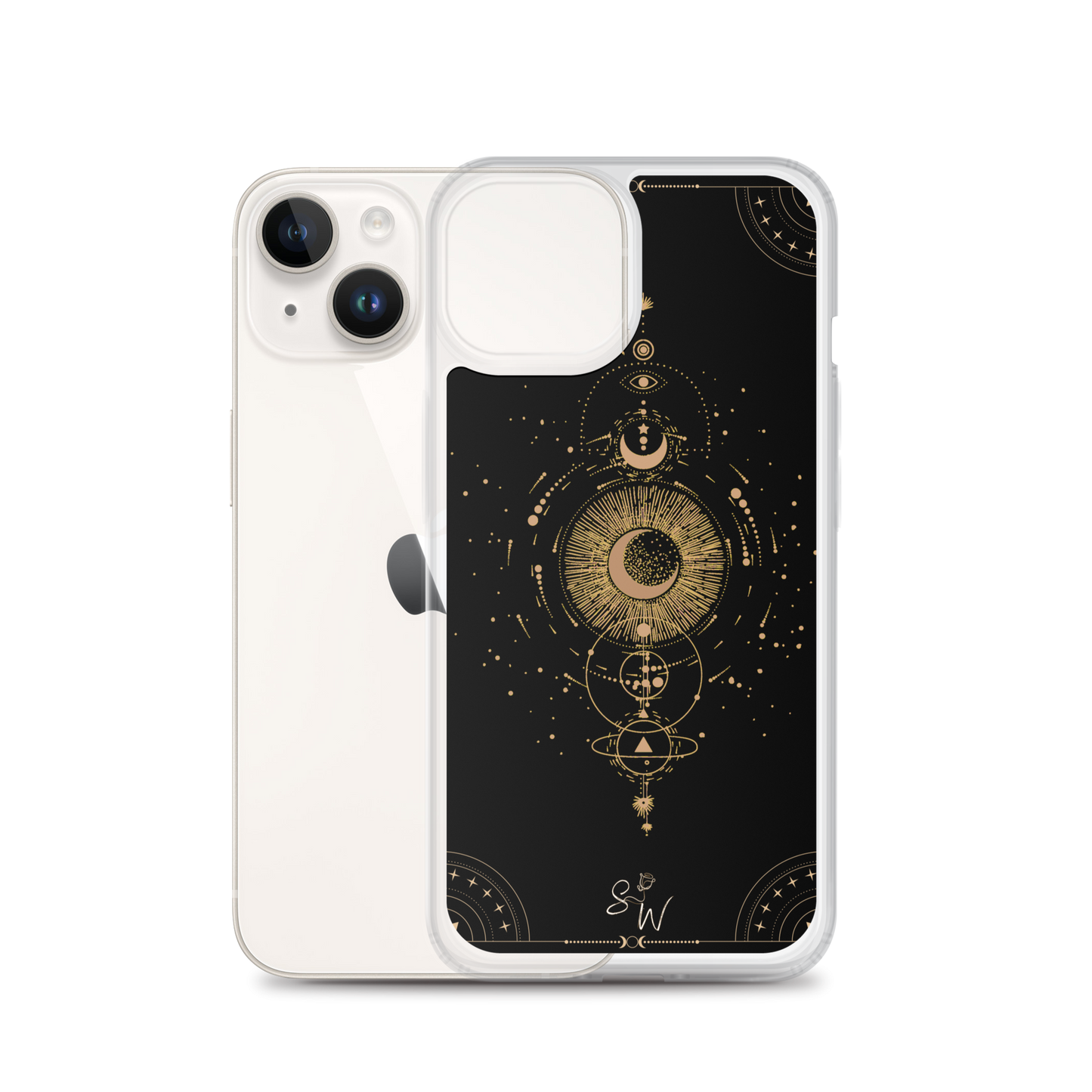 SW Black Beige Occult iPhone-Hülle