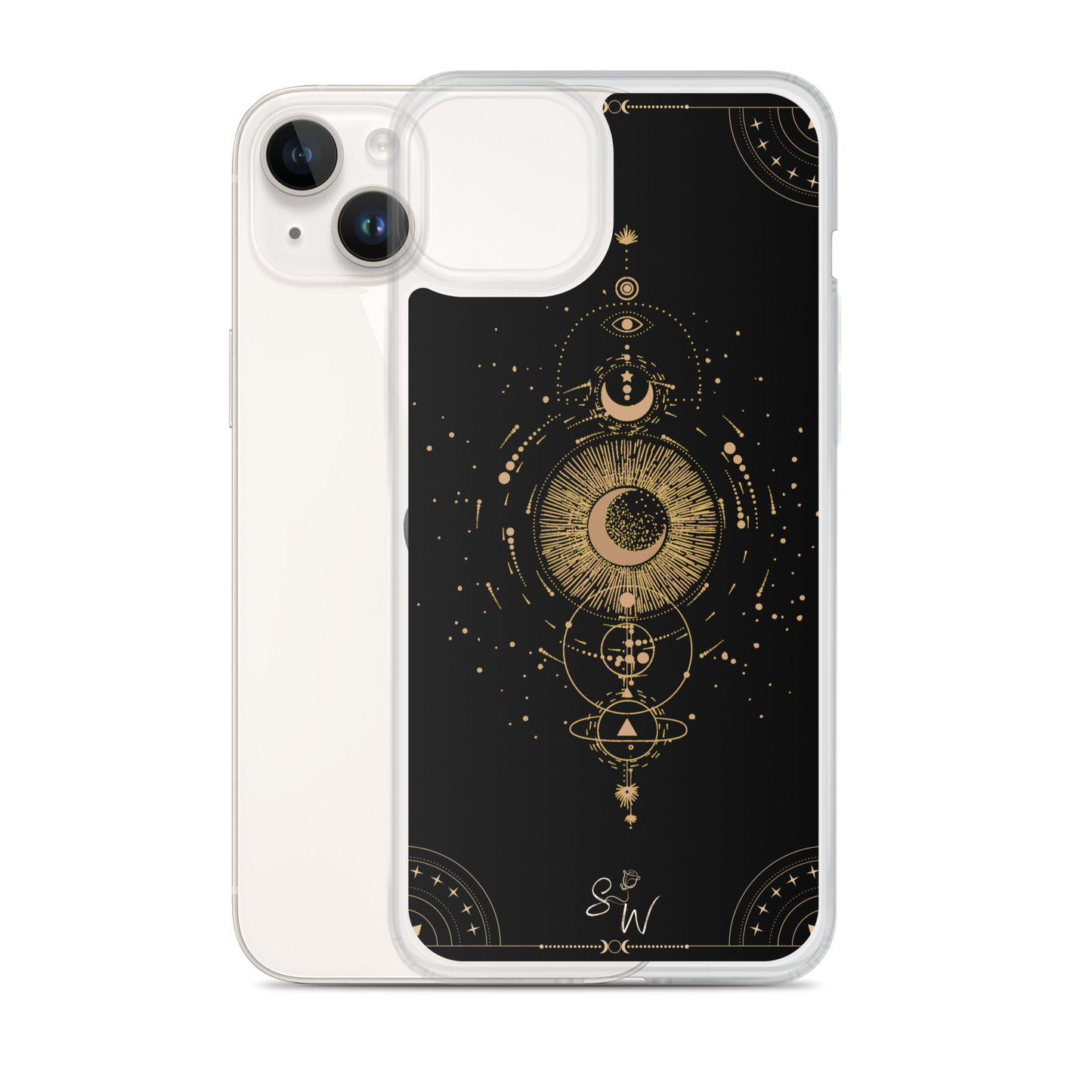 SW Black Beige Occult iPhone-Hülle