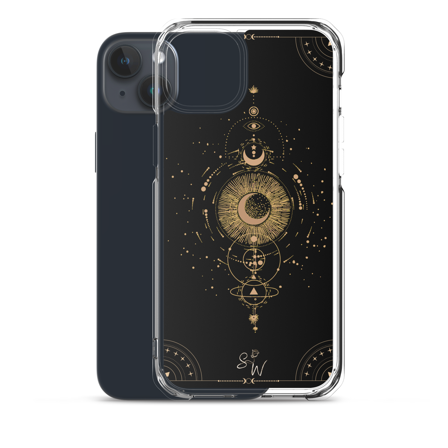 SW Black Beige Occult iPhone-Hülle