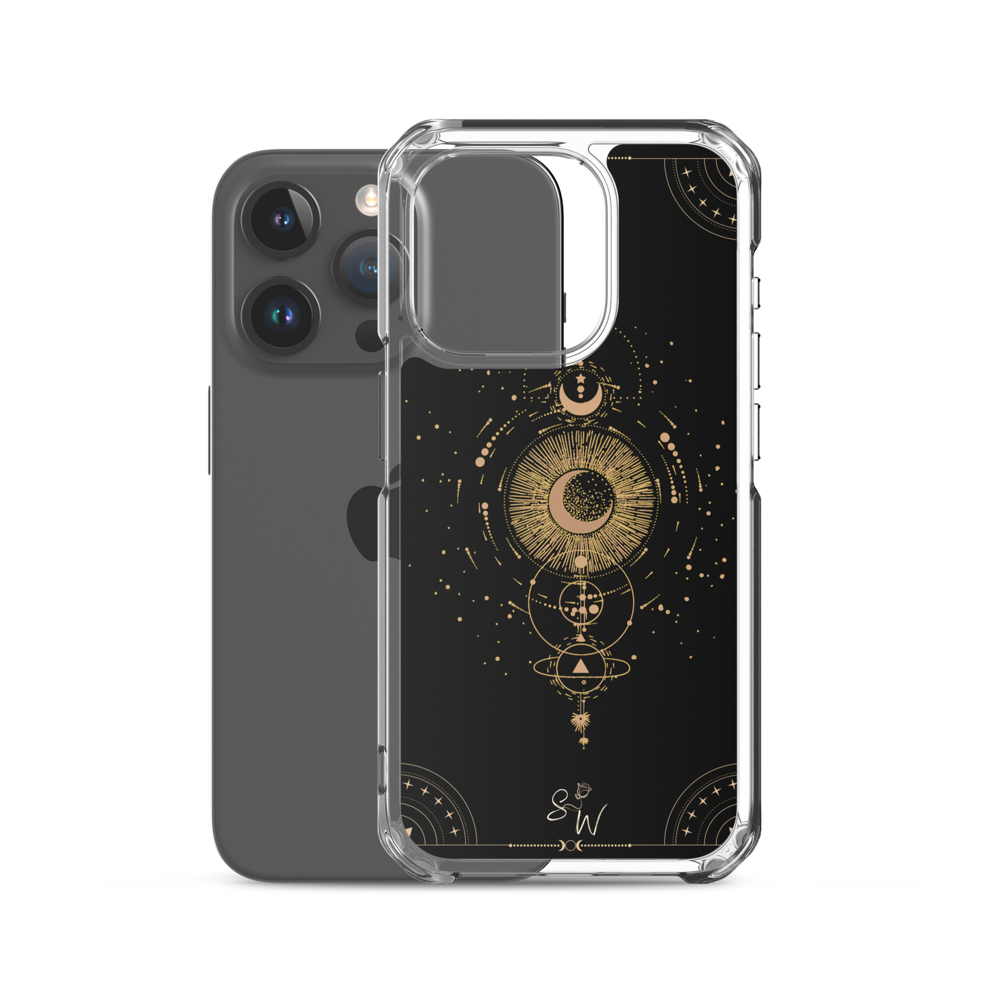 SW Black Beige Occult iPhone-Hülle