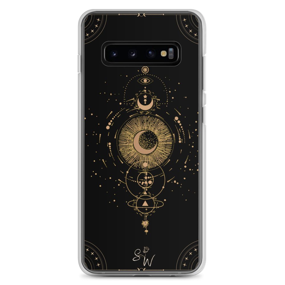 SW Black Beige Occult Samsung-Handyhülle