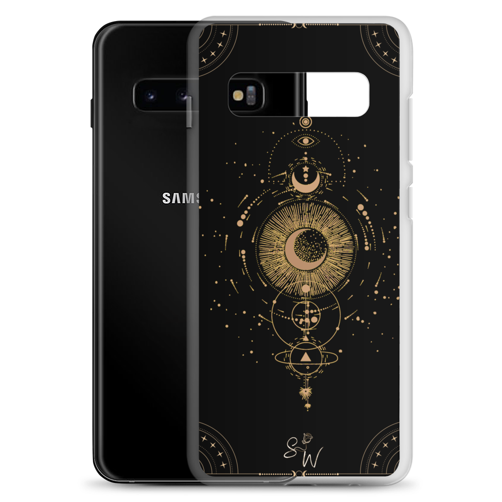 SW Black Beige Occult Samsung-Handyhülle