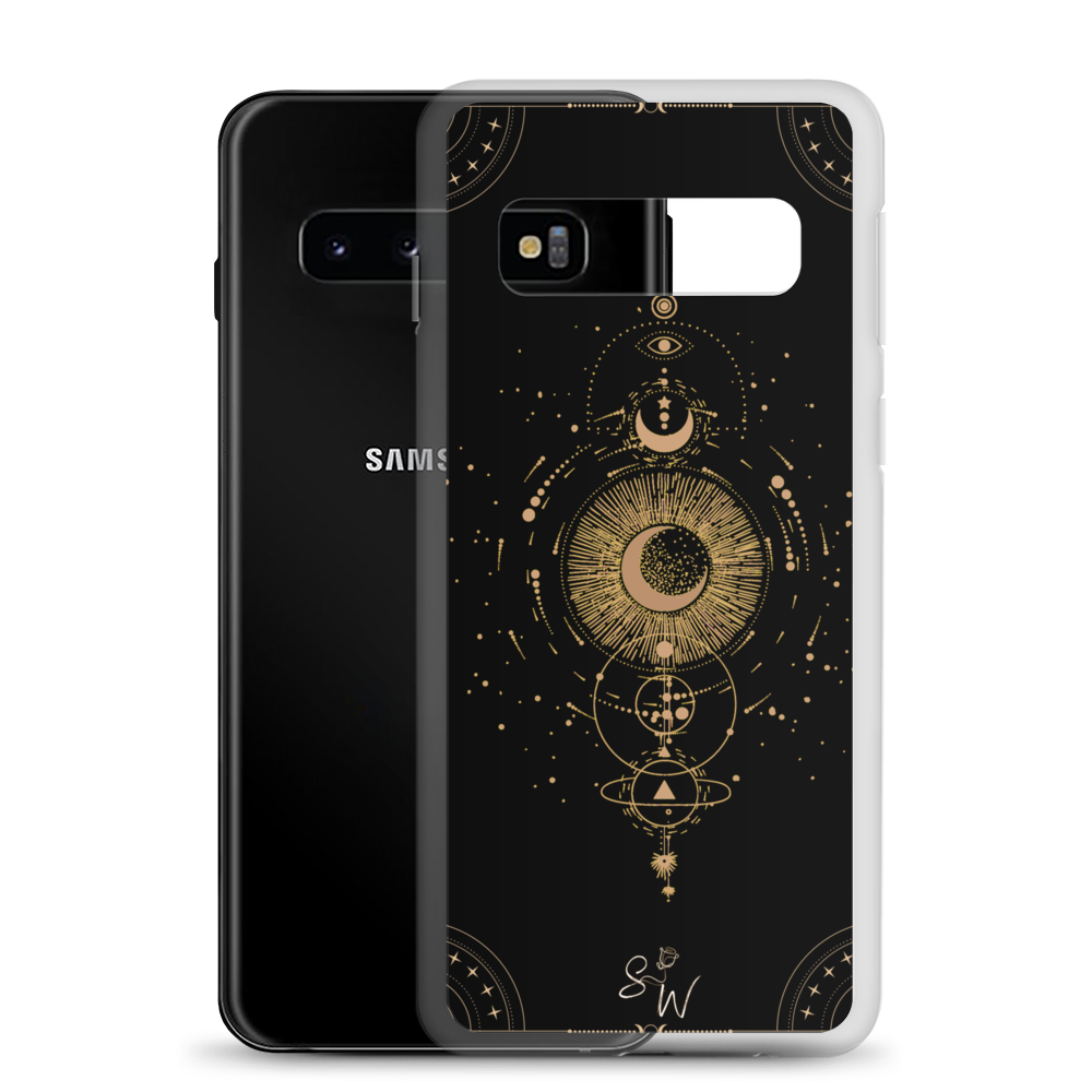 SW Black Beige Occult Samsung-Handyhülle