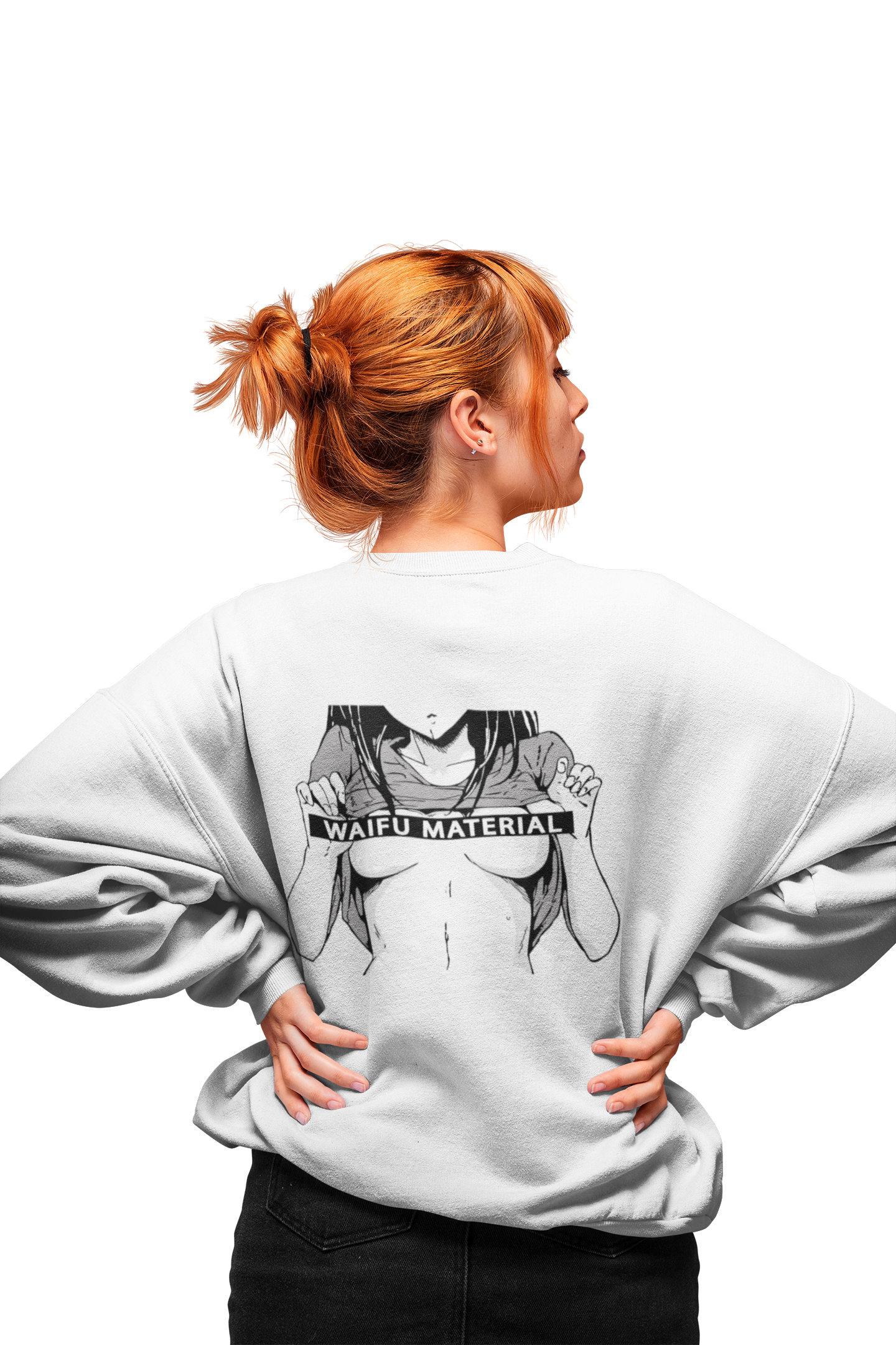 SW Waifu Material  - Basic Sweatshirt