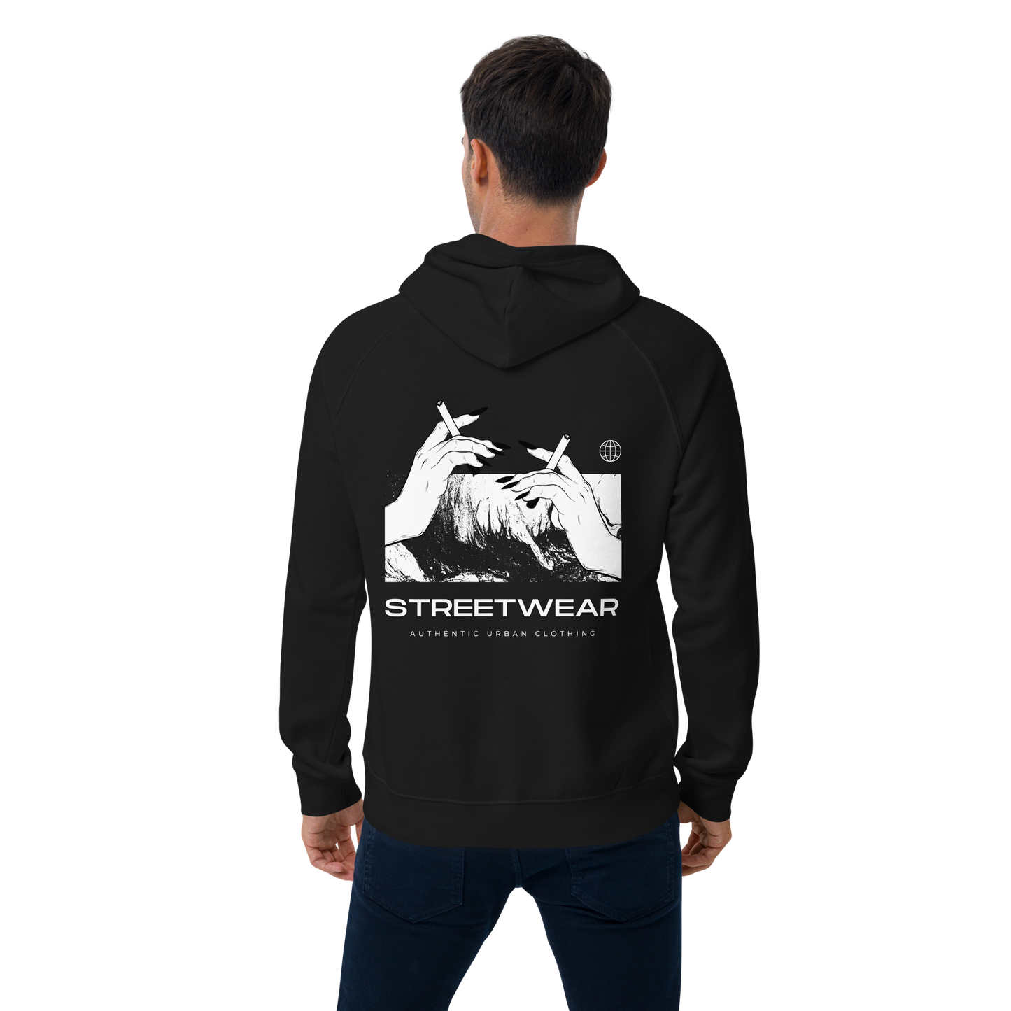 SW Streetwear Unisex Bio-Raglan-Hoodie