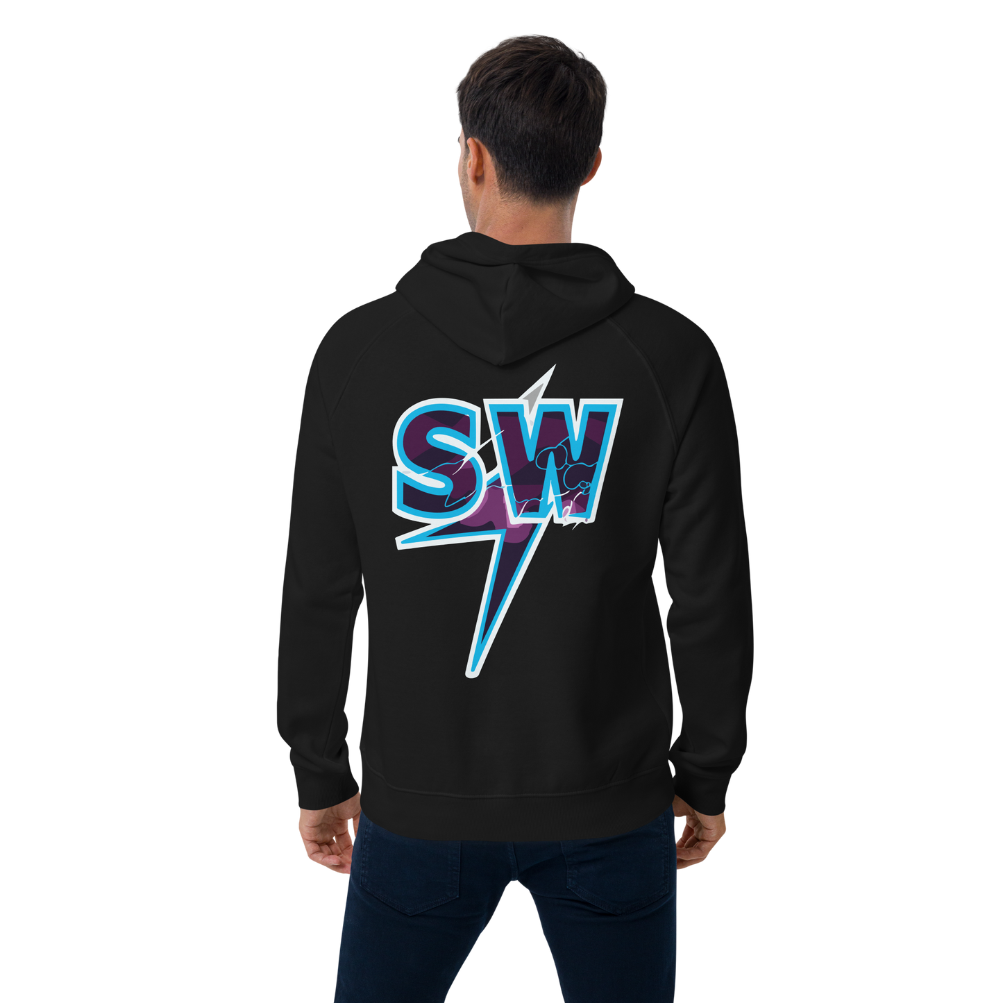 "SW" Unisex Bio-Raglan-Hoodie