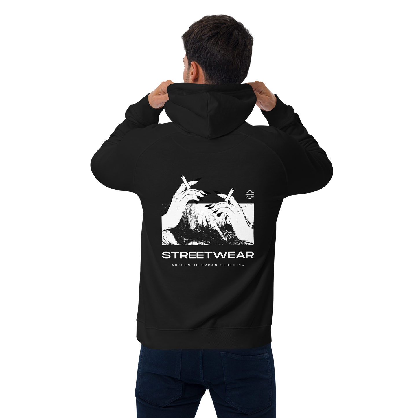 SW Streetwear Unisex Bio-Raglan-Hoodie