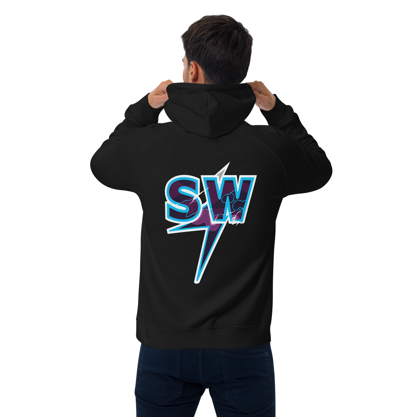 "SW" Unisex Bio-Raglan-Hoodie