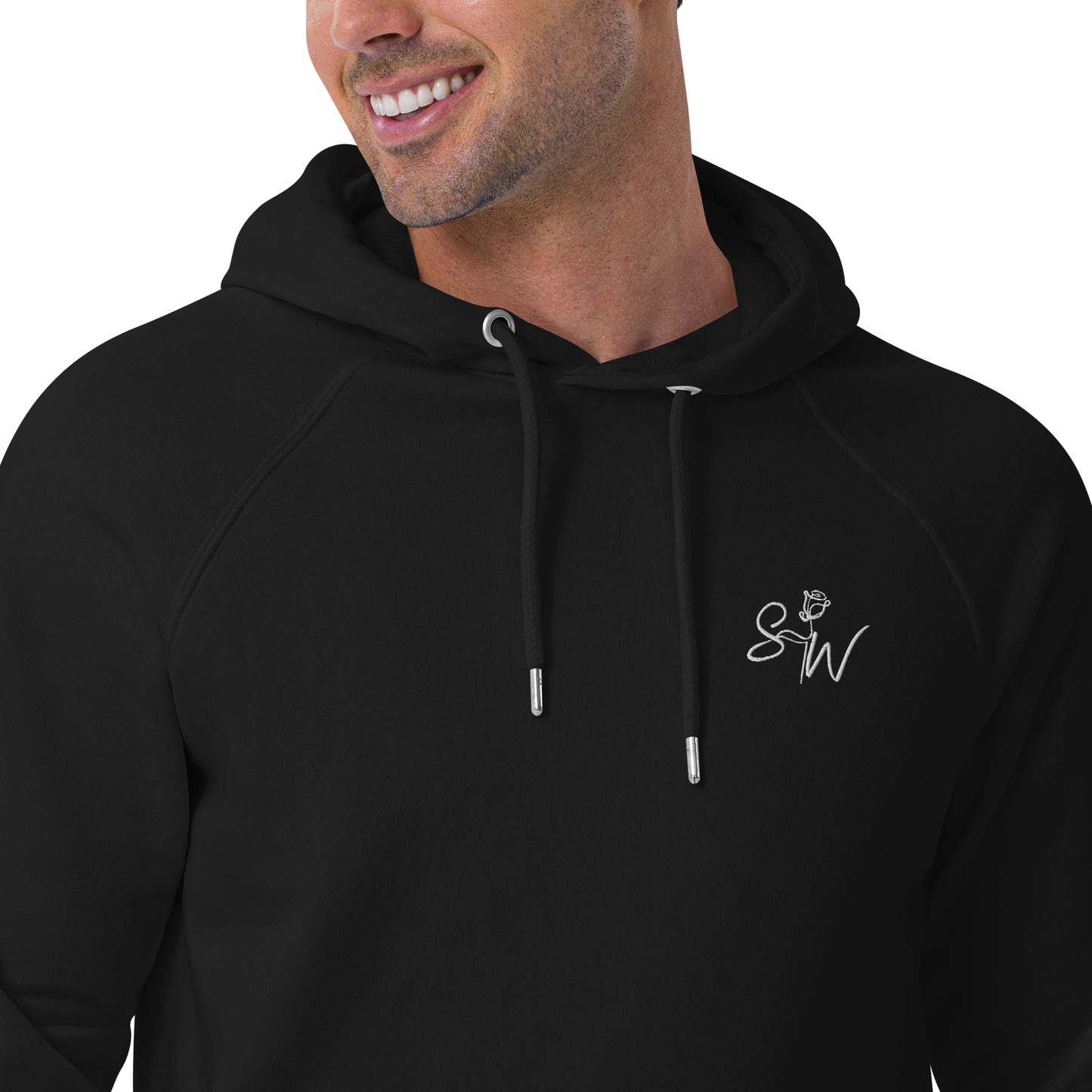 SW 2 Gesichter Unisex Bio-Raglan-Hoodie