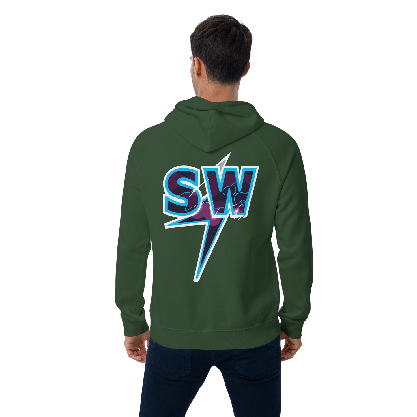 "SW" Unisex Bio-Raglan-Hoodie