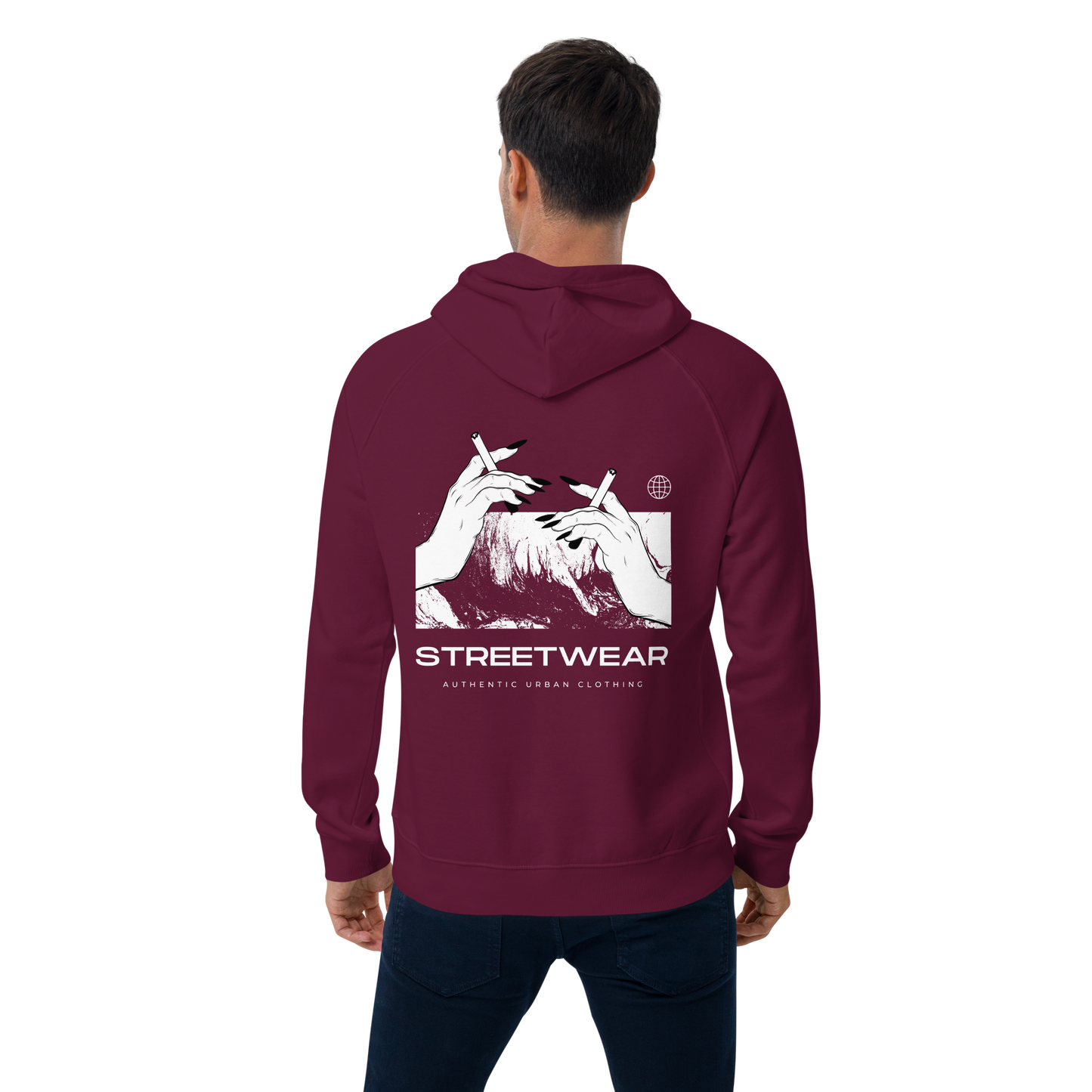 SW Streetwear Unisex Bio-Raglan-Hoodie