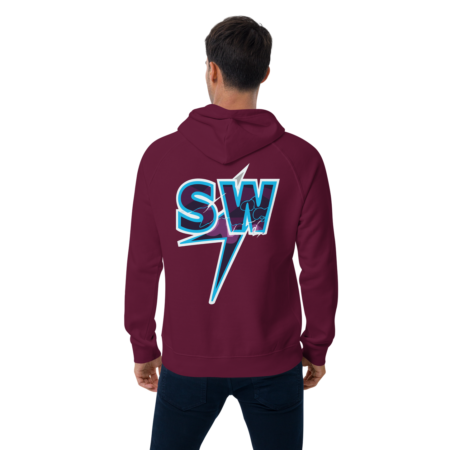 "SW" Unisex Bio-Raglan-Hoodie