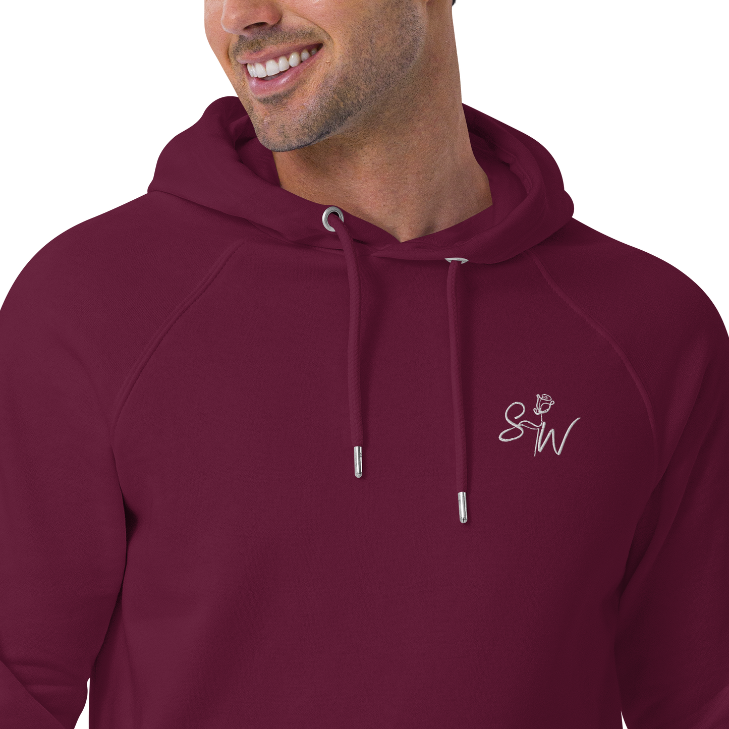 SW 2 Gesichter Unisex Bio-Raglan-Hoodie