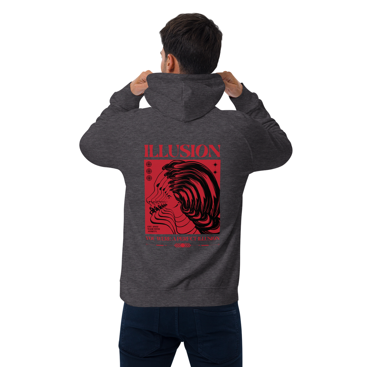 SW Illusion Unisex Bio-Raglan-Hoodie