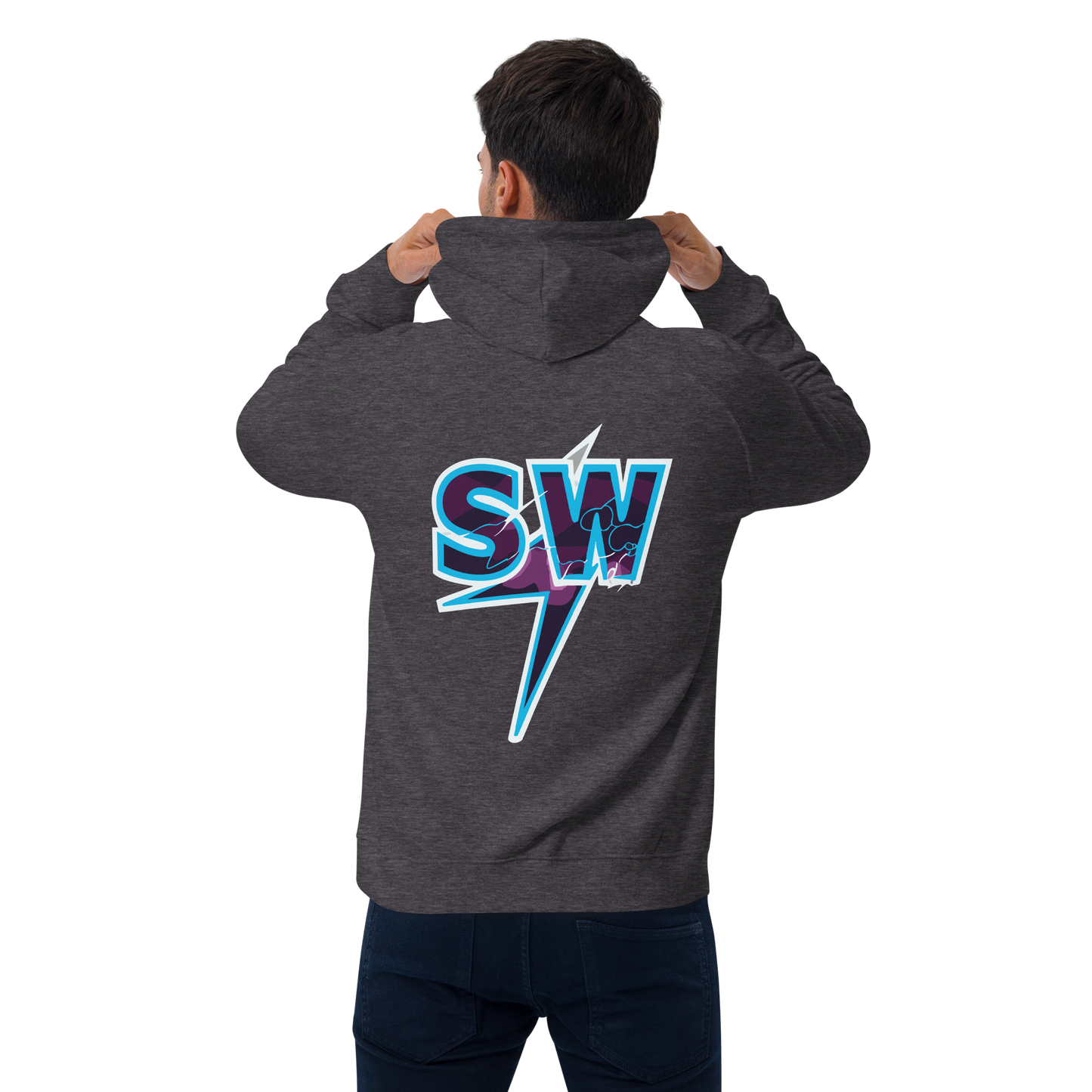 "SW" Unisex Bio-Raglan-Hoodie